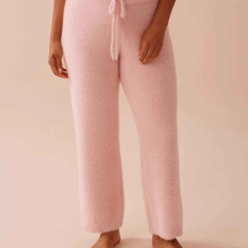 la vie en rose fluffy pants